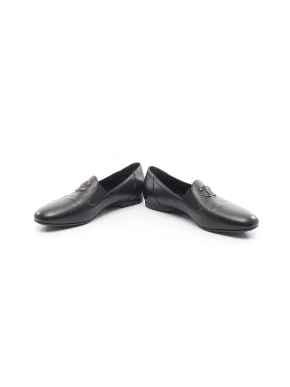 Chanel CC Logo Opera Shoes Leather - Picture 3 of 11